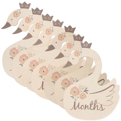Swan Closet Dividers for Baby Clothes Hangers, 7-Piece Set
