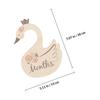 Swan Closet Dividers for Baby Clothes Hangers, 7-Piece Set view 2