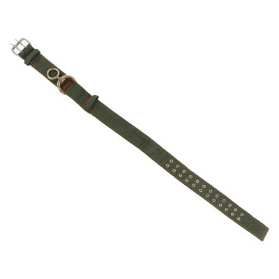 AlpenLife Basics Canvas 4-Layer Adjustable Cow Collar with Metal Buckle for Cattle, Horses, Sheep, and Dogs (Small)