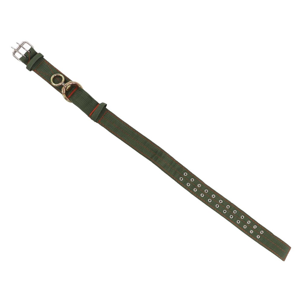 AlpenLife Basics Canvas 4-Layer Adjustable Cow Collar with Metal Buckle for Cattle, Horses, Sheep, and Dogs (Small)
