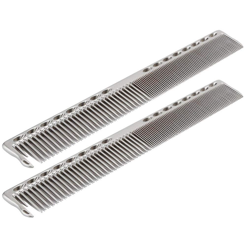 HEEPDD Stainless Steel Hair Cutting Comb, Professional Styling Tool for Cutting and Backcombing