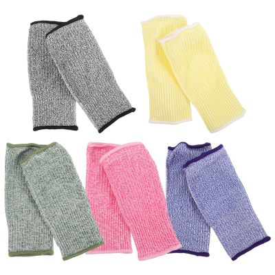 FUOYLOO Cut-Resistant Arm Sleeves, HPPE, 5 Pairs, Random Style