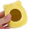 Amosfun Ceramic Hamster Hideout for Dwarf Hamsters and Guinea Pigs, Yellow view 4