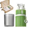 4-in-1 Travel Bottle Set with Airtight Wall Mount view 1