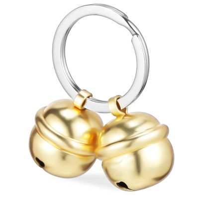 VILLCASE Copper Pet Bell for Collars, Lightweight Golden Bell Accessory for Cats and Small Dogs