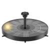 Jubepk Solar Bird Bath with Cleaning Pump view 1