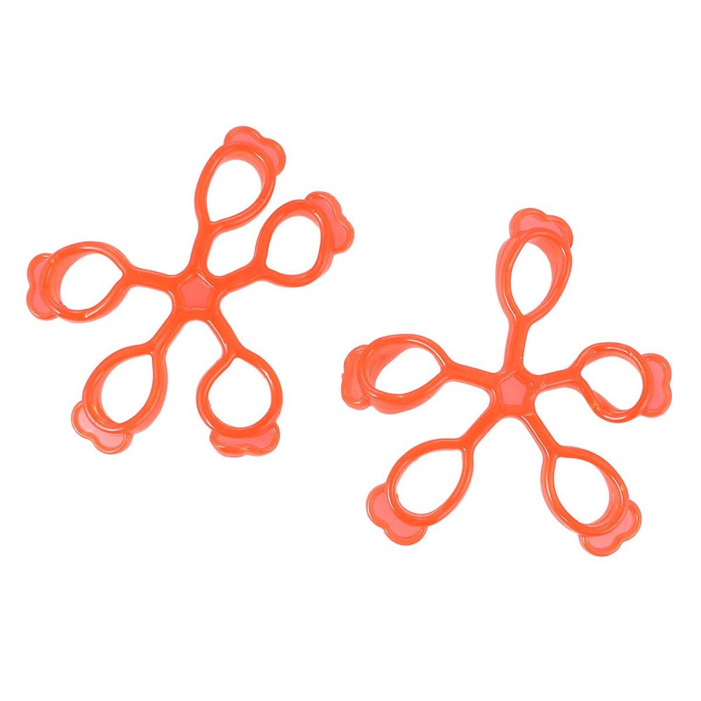 2-Piece Silicone Finger Trainers for Hand and Finger Strength