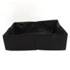 FRELEAN Foldable Waterproof Fabric Cat Litter Box, Portable Outdoor Travel, Black view 1