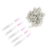 100 PVC Dog Nail Caps, Soft Scratch-Resistant, 4 Sizes, 2 Colors (M) view 3