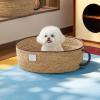 Cozy Bowl-Shaped Cat Bed view 2