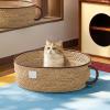 Cozy Bowl-Shaped Cat Bed view 3