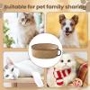 Cozy Bowl-Shaped Cat Bed view 4