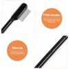 Eyebrow Trimming Brush with Long Handle, 2-in-1 Brush and Comb view 3