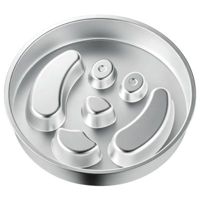 Slow Feeder Bowl for Dogs, Stainless Steel Lick Mat Interactive Toy