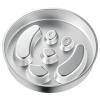Slow Feeder Bowl for Dogs, Stainless Steel Lick Mat Interactive Toy view 1