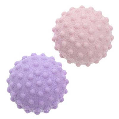 2-Piece Silicone Fascia Ball Set for Yoga Massage, 49 mm