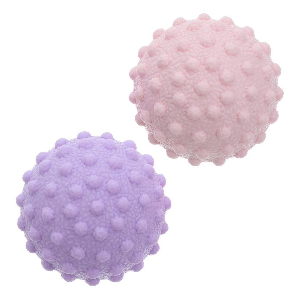 2-Piece Silicone Fascia Ball Set for Yoga Massage, 49 mm