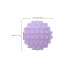 2-Piece Silicone Fascia Ball Set for Yoga Massage, 49 mm view 2