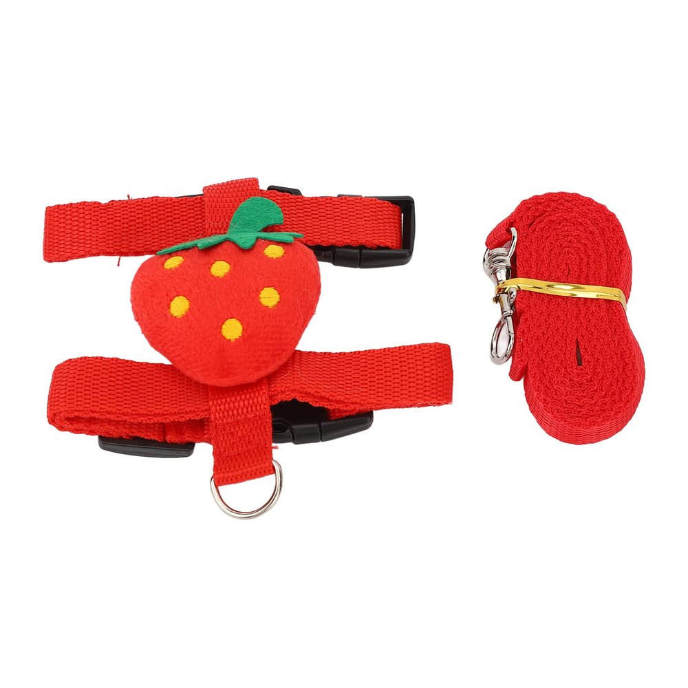 Haofy Rabbit Harness - Soft Nylon Strawberry Vest
