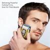 Portable Mini Electric Shaver with Digital Display, Washable, Three-Head view 2