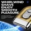 Portable Mini Electric Shaver with Digital Display, Washable, Three-Head view 4