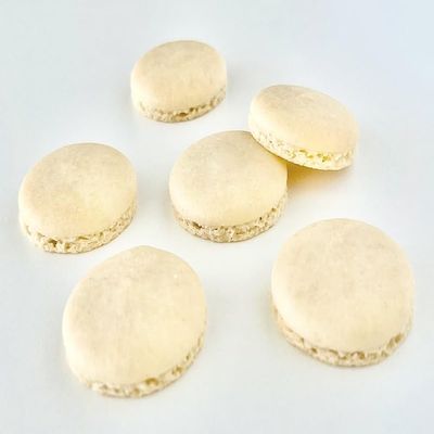 Natural/Beige Macaron Shells, 96 pcs. / Ready-Baked