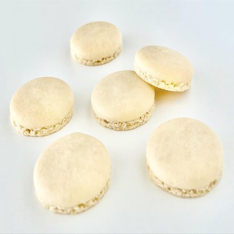 Natural/Beige Macaron Shells, 96 pcs. / Ready-Baked