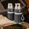 4-in-1 Airtight Travel Toiletry Bottles with Wall-Mount Holder view 3