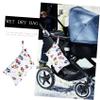 MUSISALY Wet/Dry Organizer for Strollers with Zipper view 4