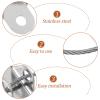 Stainless Steel Furniture Wall Anchors for Child Safety, 3-Pack, Silver view 3