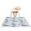 Zhjvihx Baby Splash Mat, Waterproof Non-Slip Floor Mat, Large Under-High-Chair Mat, Portable Toddler Play Mat view 1