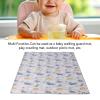 Zhjvihx Baby Splash Mat, Waterproof Non-Slip Floor Mat, Large Under-High-Chair Mat, Portable Toddler Play Mat view 4