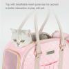 Gyios Dog Carrier Backpack and Pet Handbag, Pink, M view 4