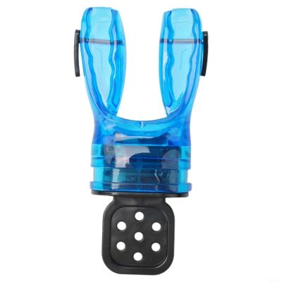 Lapiglo Moldable Silicone Diving Mouthpiece, Heat-Adjustable, Non-Slip, Pink (Blue)