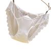 OATTIS 2-Piece Women's Satin and Mesh Panties, Sexy Strap Design, Lace Trim, Comfortable Gusset, Elegant Lingerie, Color 3, L, 50–65 kg view 1
