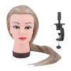 Sorandy Hairdressing Training Mannequin Head with Hair, Gold Yellow, 74.9 cm view 2