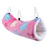 ULTECHNOVO Pink Hamster Hammock, Plush and Cotton, with Strong Rope view 1