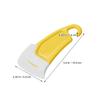 PACKOVE 6-Piece Silicone Scrapers for Kitchen Cleaning, Heat-Resistant and Versatile, Yellow Silicone and PP Spatulas view 2