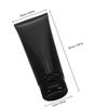 GETAJGHSD Empty 200 g Travel Cosmetic Bottle, Plastic Refillable Container for Conditioner and Cream with Curved Flip-Top Cap view 2
