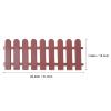 Kichvoe 4-Piece PVC Patio Fence for Pets and Reptiles, DIY Design, Spacious Outdoor Enclosure for Gardens and Yards view 2