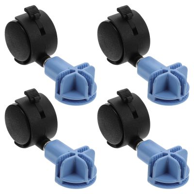 Kisangel 4-Piece ABS and Iron Casters for Cat Cages, with Safe Design for Easy Mobility