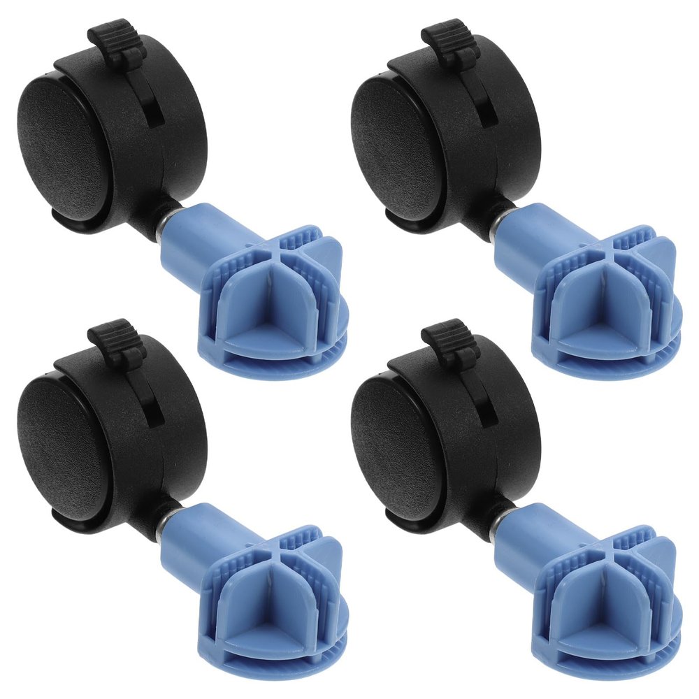 Kisangel 4-Piece ABS and Iron Casters for Cat Cages, with Safe Design for Easy Mobility