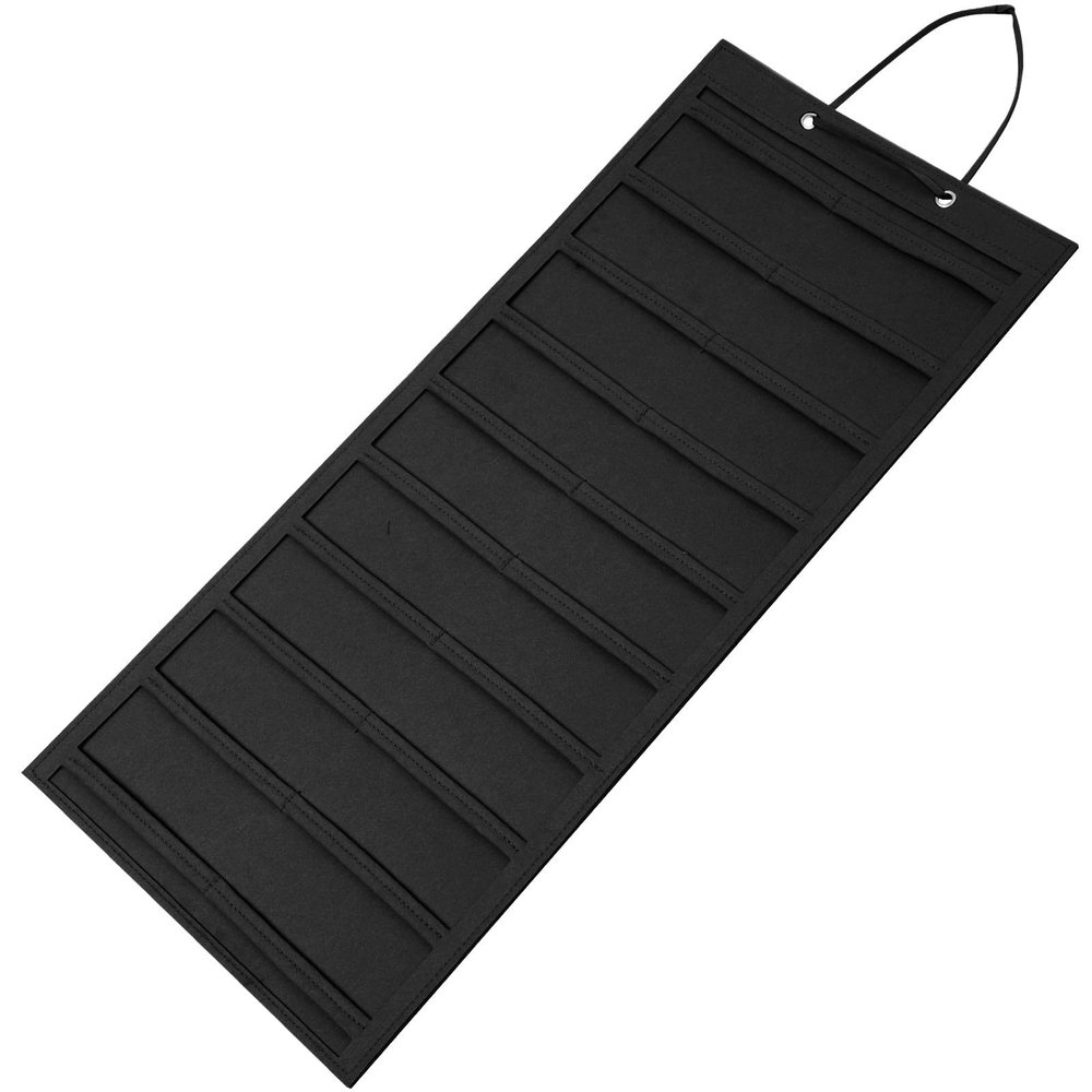 minkissy Black Felt Hair Clip Hanger for Storing and Displaying Hair Clips and Hair Ties