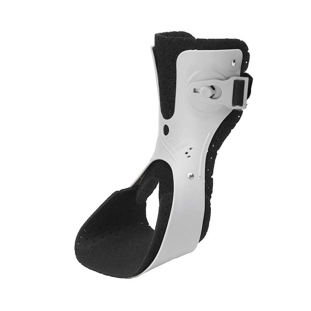 ZGHQHCDRH Foot and Ankle Orthosis, Adjustable AFO Drop Foot Brace with Inflatable Airbag Liner (A1 Left, S)