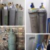 Stainless Steel Wall-Mounted Adjustable Bottle Holder (5 Bottles – 125 cm) view 3