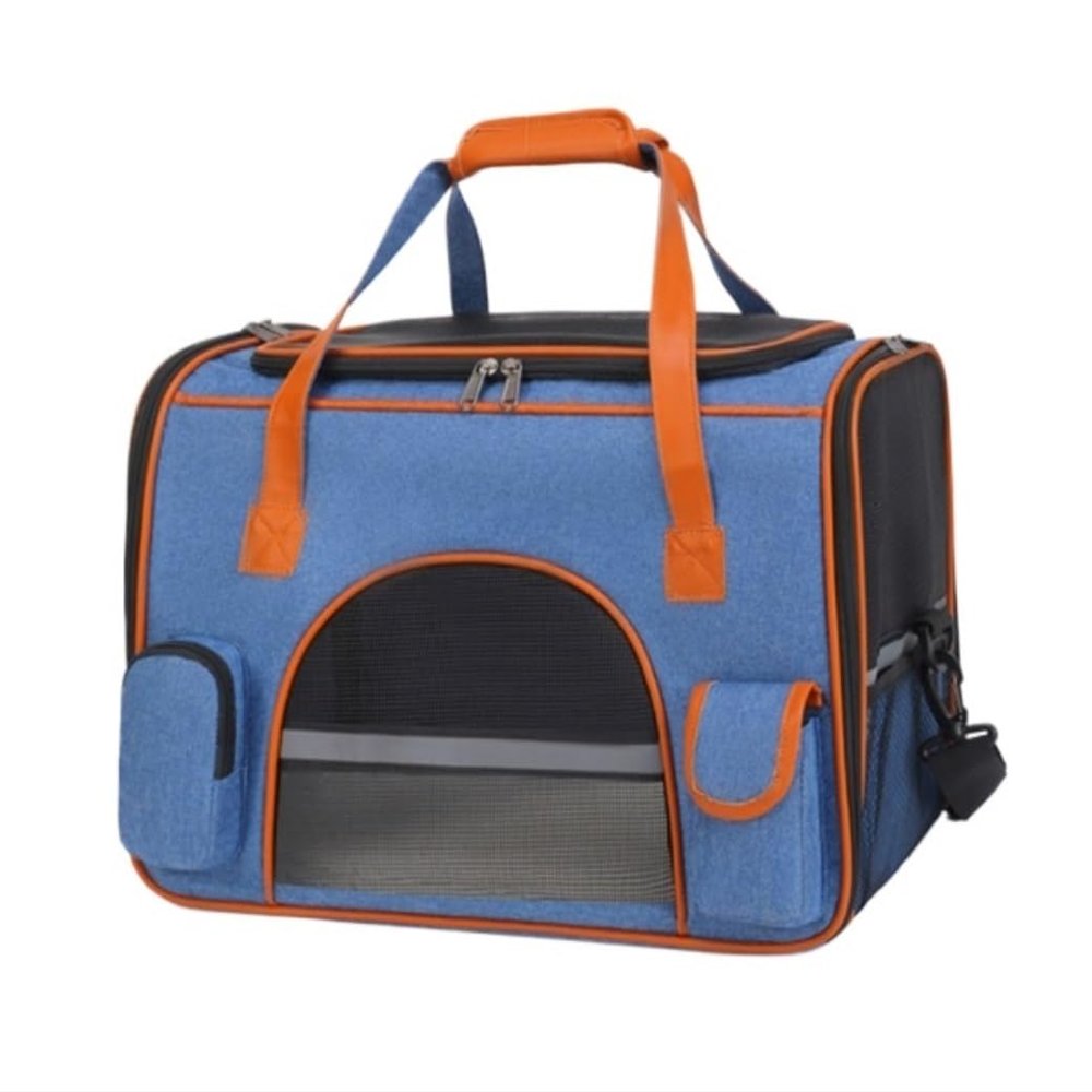 BOGAZY Pet Carrier Backpack, Dog & Cat Travel Bag, 50 × 30 × 30 cm