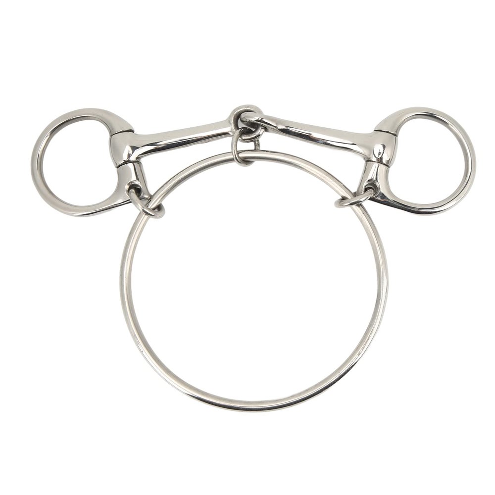 HEEPDD Stainless Steel Horse Snaffle Bit, 5-Inch