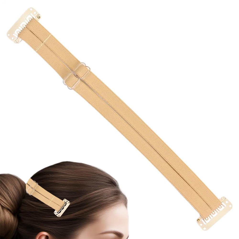 Facial Firming Band with Adjustable Neck-Slimming Strap and Clip