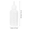 VILLCASE 4-Pack 120 mL Kitten Milk Bottles, Food-Grade Plastic, Shatter-Resistant view 2