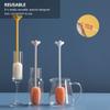 22 cm Long-Handle Bottle Brush, Orange, Plastic and Sponge view 4